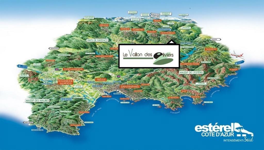 Le Vallon Des Oliviers モントルー エクステリア 写真